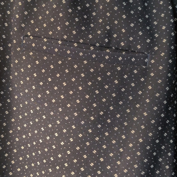 Jcrew ankle navy blue pattern trouser - Picture 3 of 4